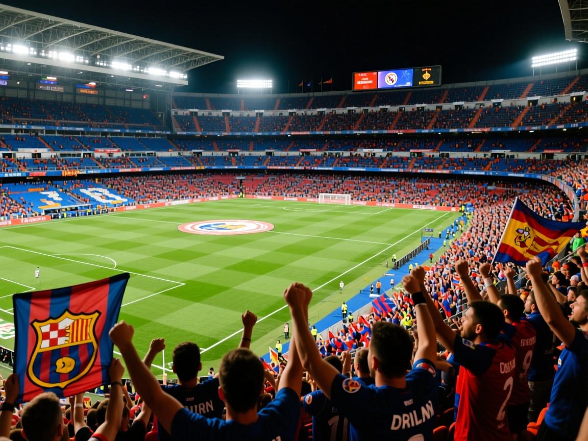 马德里球迷热情庆祝球队取得连胜