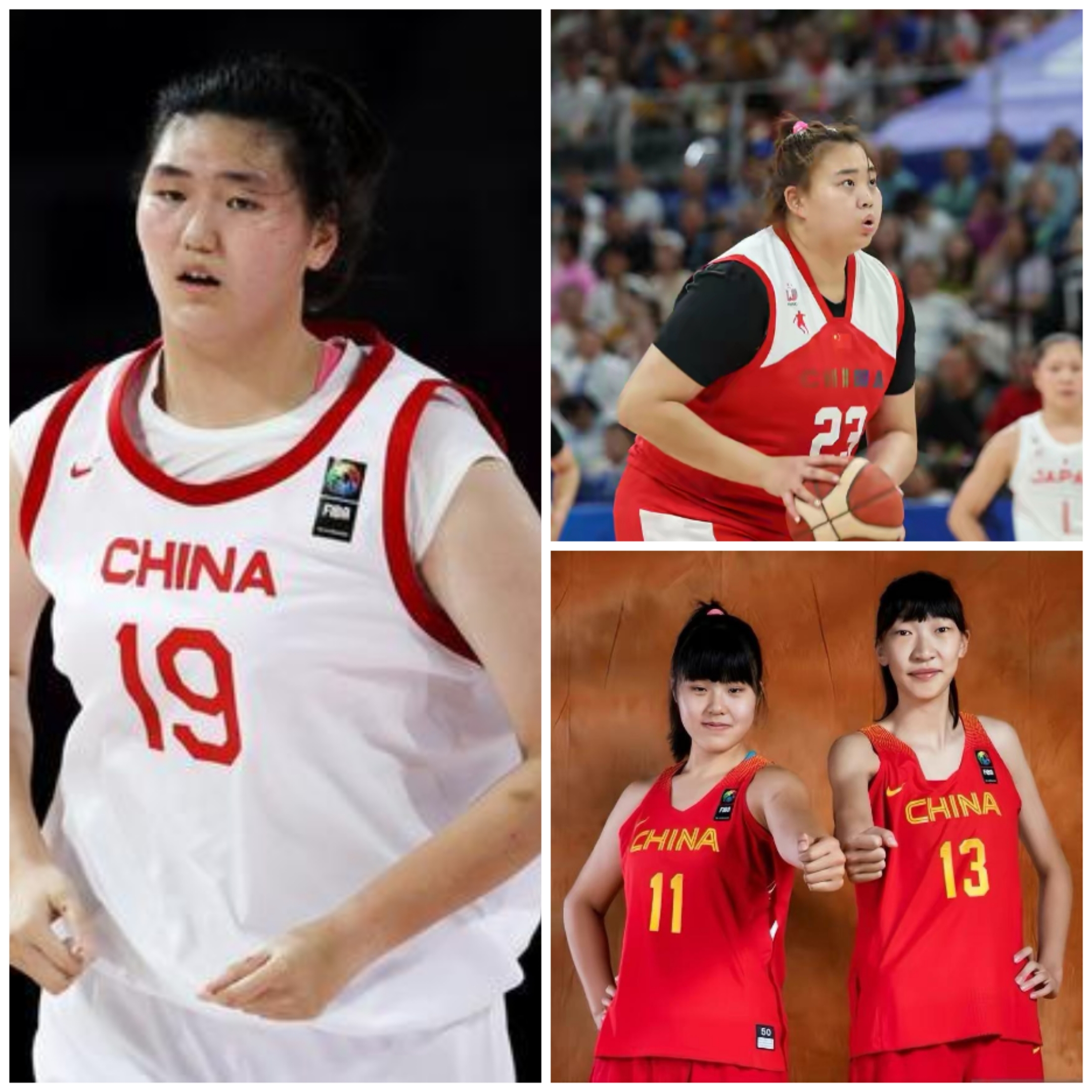 FIBA发布中国女篮写真张子宇韩旭搞怪
